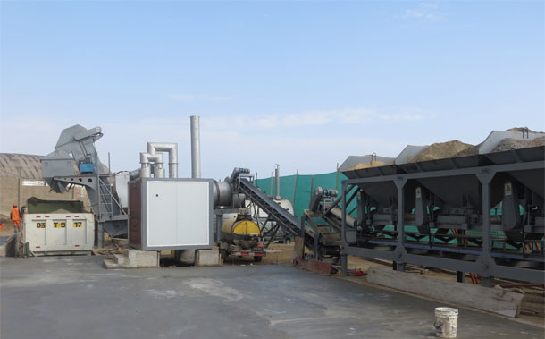 Continuous Asphalt Mixing Plant in Peru-CAP40