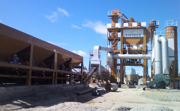 Asphalt Batching Plant in Russia-SAP80