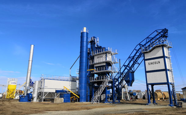 Asphalt Mixing Plant in RUSSIA - SAP120