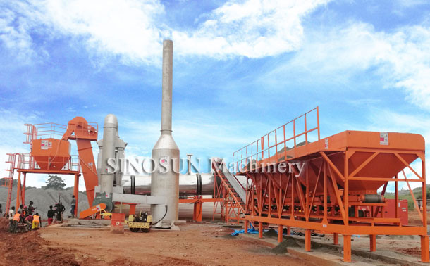 Asphalt Drum Mix Plant in Cameroon - CAP80