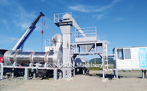 Mobile Asphalt Drum Mix Plant in Jamaica  - CAP80M