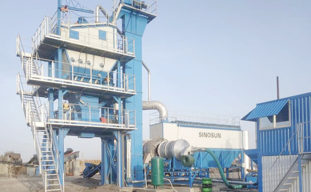 Asphalt Mixing Plant in Kyrgyzstan - SAP80